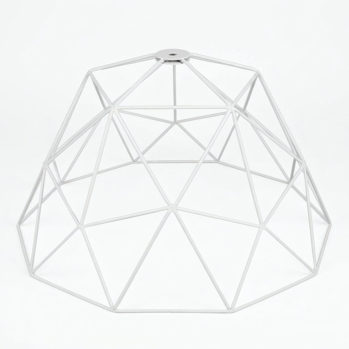 Kuppel-Käfig-Lampenschirm XL Metall Ø 35 cm mit E27-Fassung
