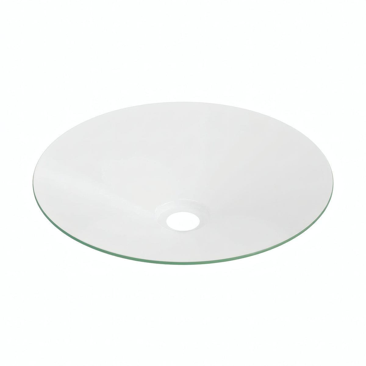 Flacher emaillierter Lampenschirm Ø 30 cm für E27-Fassung — Wiesengrün