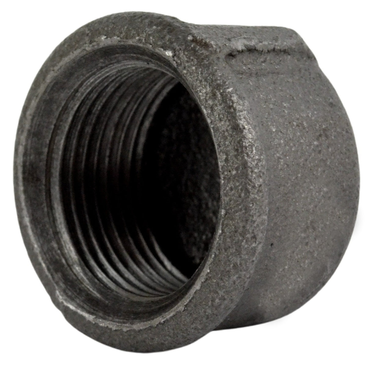 Kappe innengewinde Gusseisen schwarz Preiswert - Fitting von Sanitärgewinde - Ansicht 3