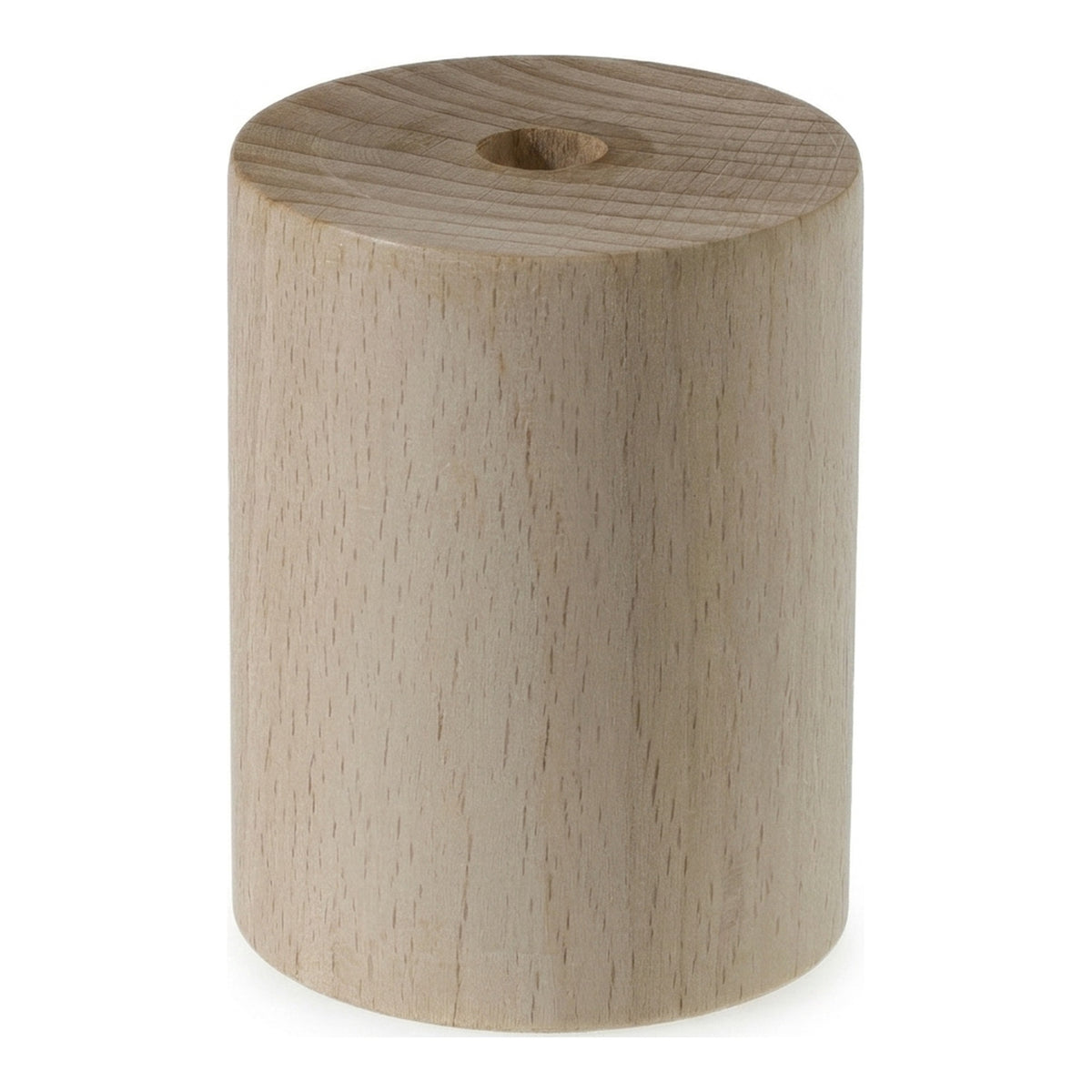 E27-Fassung aus Holz — Natur