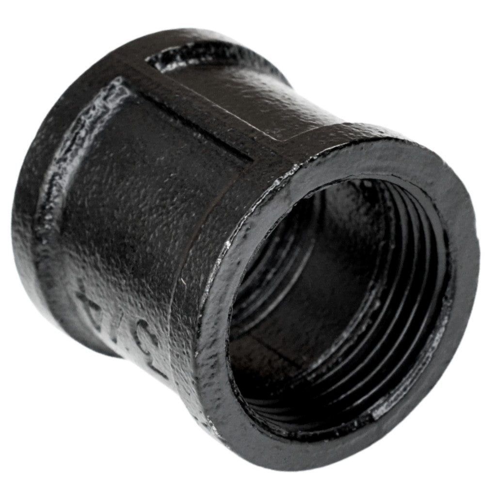 Gleichmuffe F/F – Deko – schwarze Lackierung