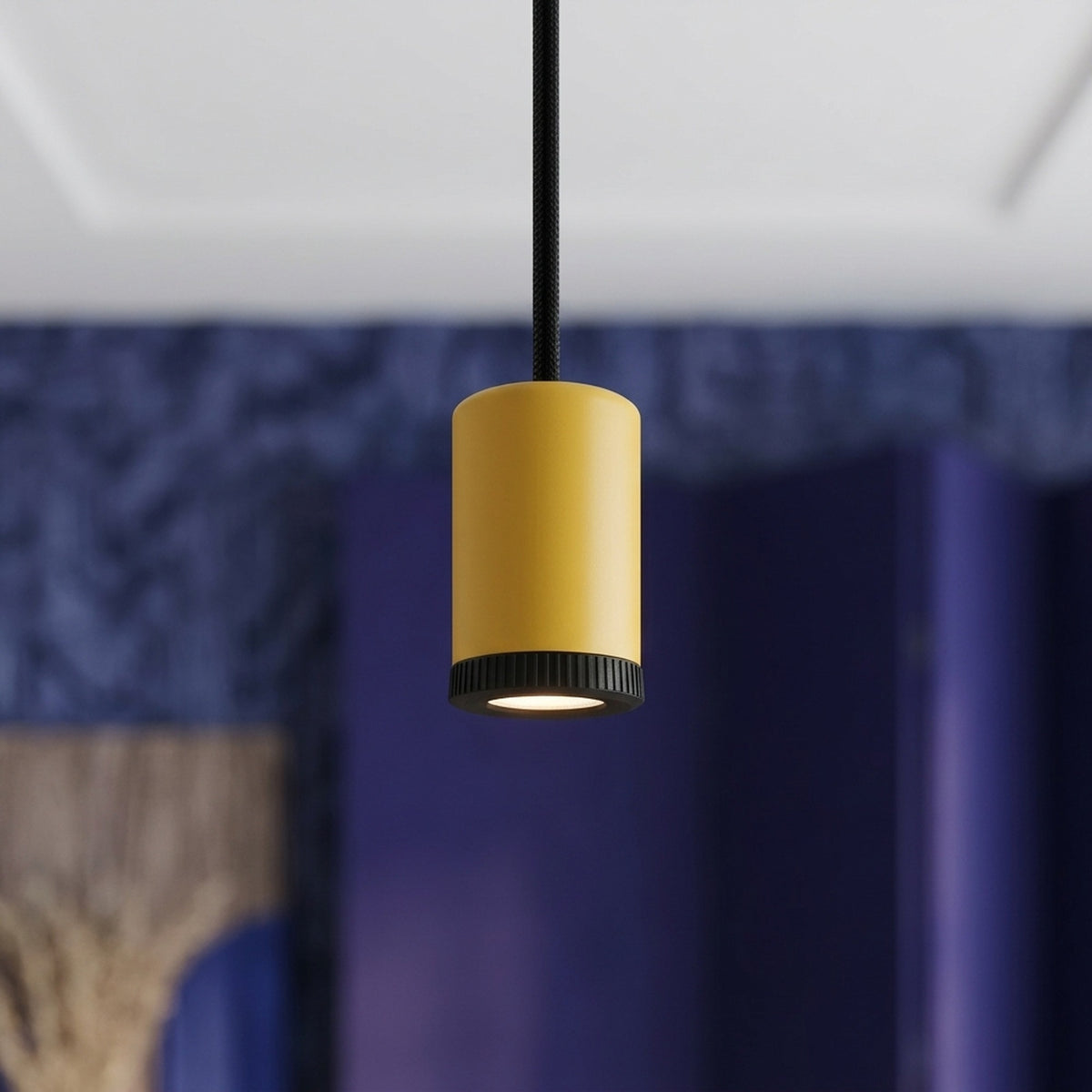 Mini-LED-Spot aus Metall Mini GU10 — Senfgelb
