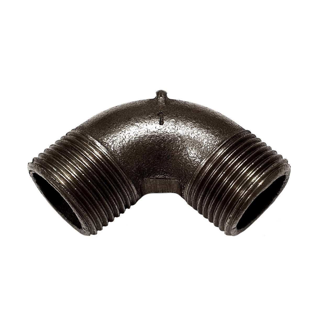 Winkel Gusseisen schwarz 90° I/I