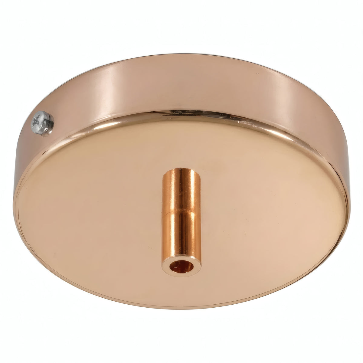 Zylindrischer Baldachin aus Metall, Ø 120 mm — Zylindrisch, Metall / Kupfer