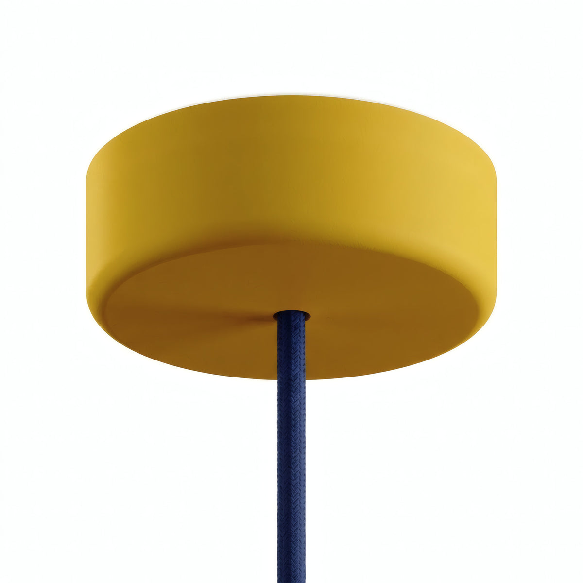 Baldachin aus Silikon für außen IP65, Ø 125 mm — Senfgelb