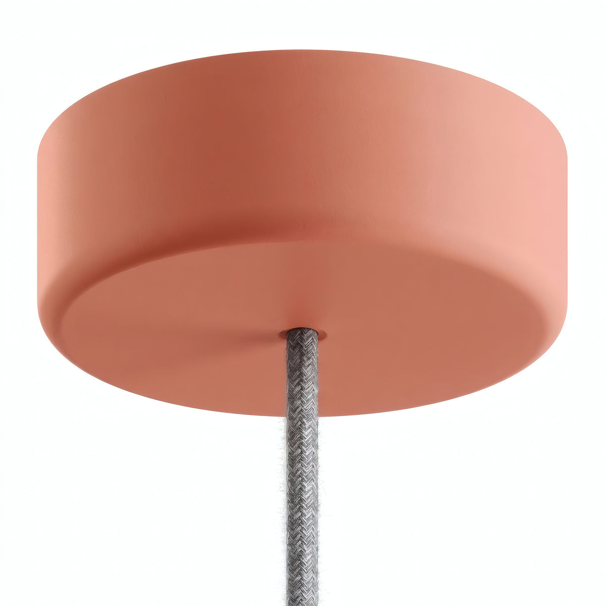 Baldachin aus Silikon für außen IP65, Ø 125 mm — Lachs