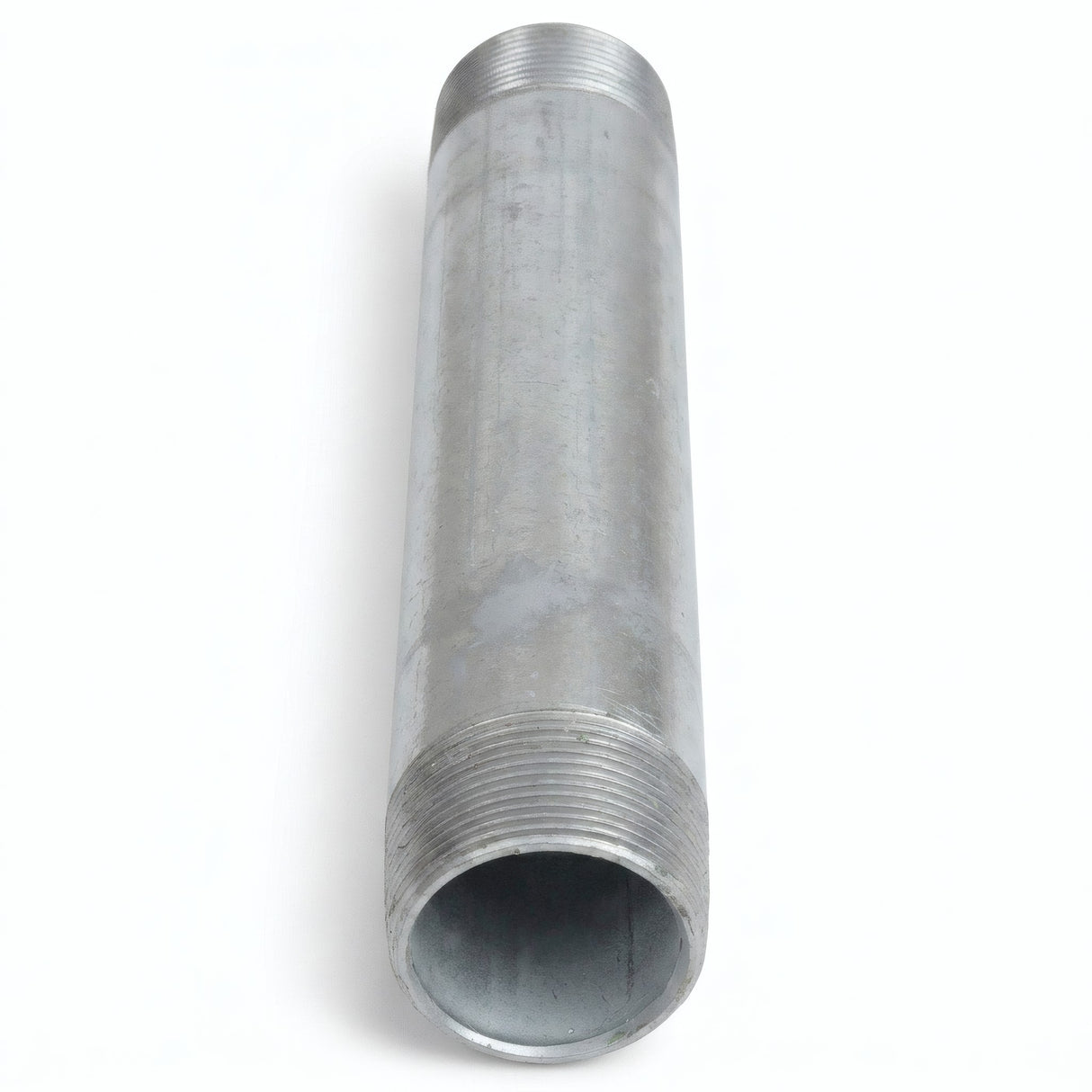 Tube 2" - 50x60mm acier galvanisé - fileté - photo produit fond blanc 4