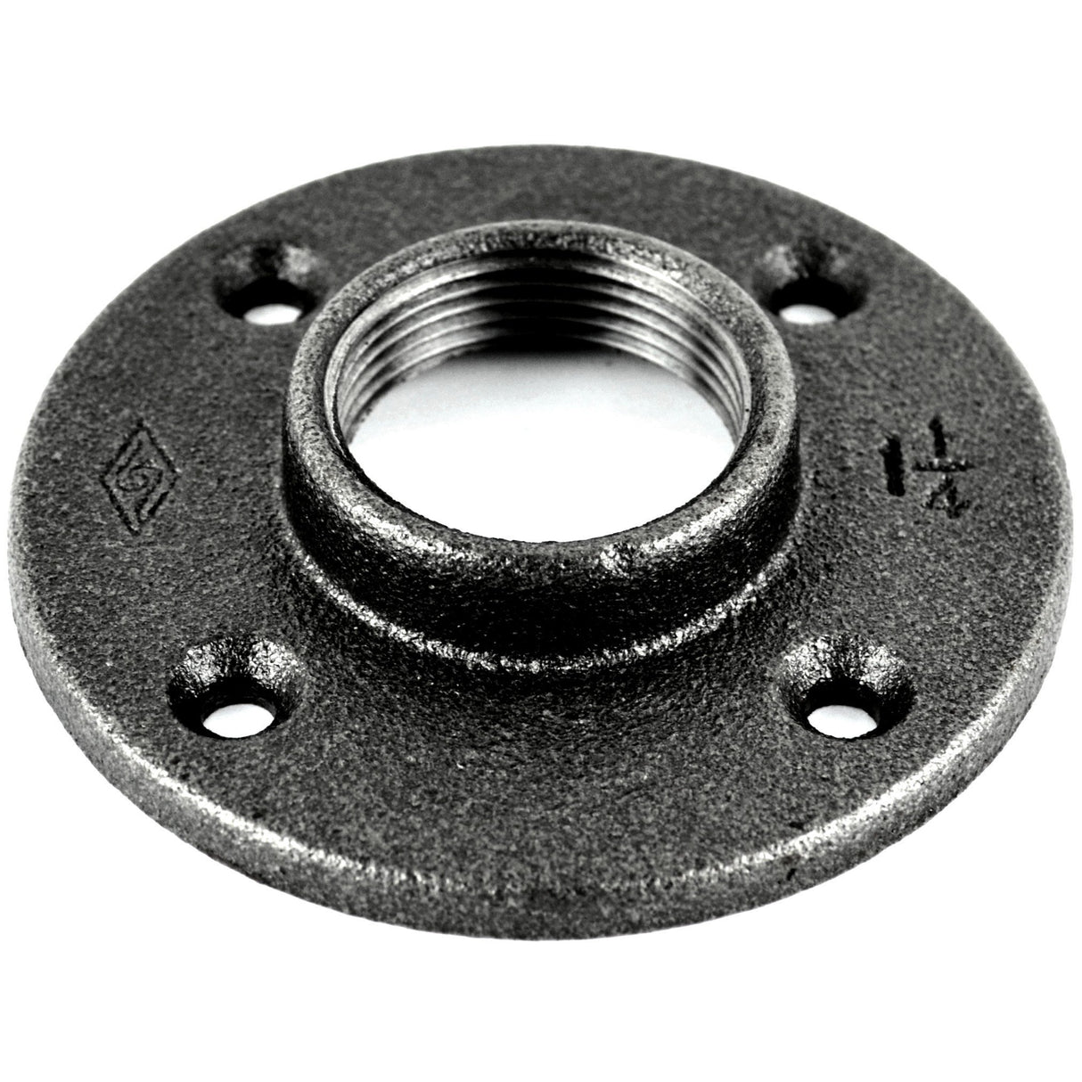 bride de plancher en fonte noire 1''1/4