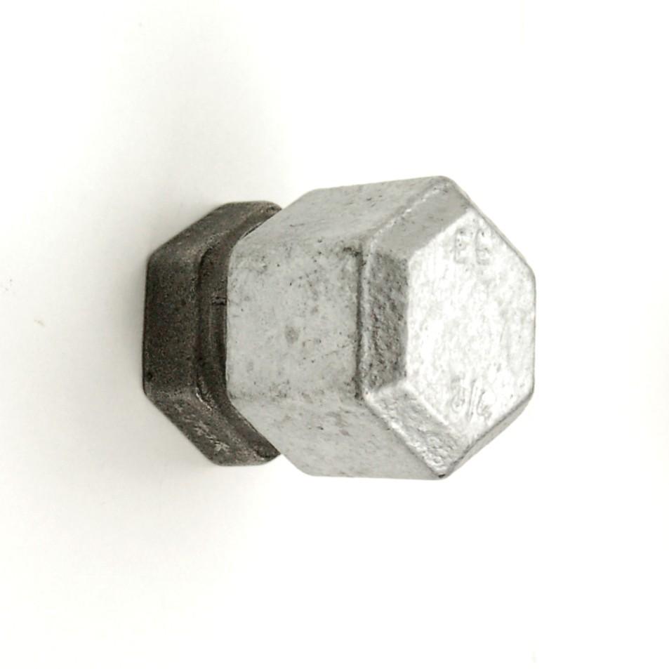 bouton de meuble ou tiroir en fonte galvanisée grand modèle