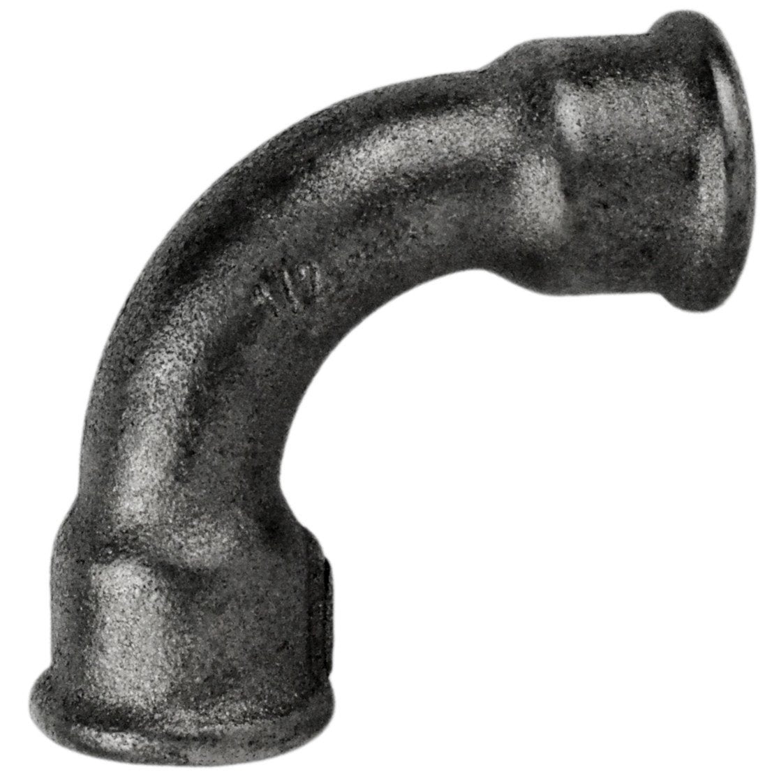 Winkel mit großem Radius 90° I/I Schwarzguss