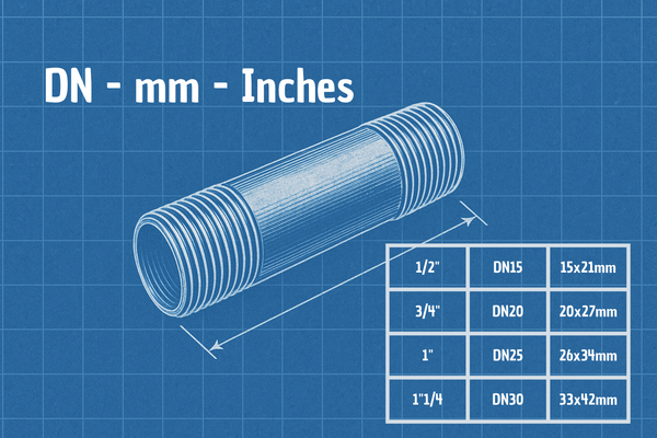 Stahlrohr-Durchmesser: DN • mm • Zoll – Home Invasion