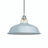Emaillierter Glocken-Lampenschirm Ø 38 cm für E27-Fassung — Himmelblau