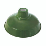 Konischer Lampenschirm aus Metall Ø 30 cm für E27-Fassung — Grün