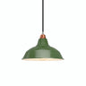 Konischer Lampenschirm aus Metall Ø 30 cm für E27-Fassung — Grün