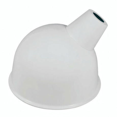 Lampenschirm mit schräger Öffnung Ø 30 cm für E27-Fassung — Weiß