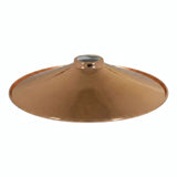 Flacher emaillierter Lampenschirm Ø 30 cm für E27-Fassung — Weiß und Kupfer