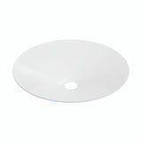 Flacher emaillierter Lampenschirm Ø 30 cm für E27-Fassung — Himmelblau