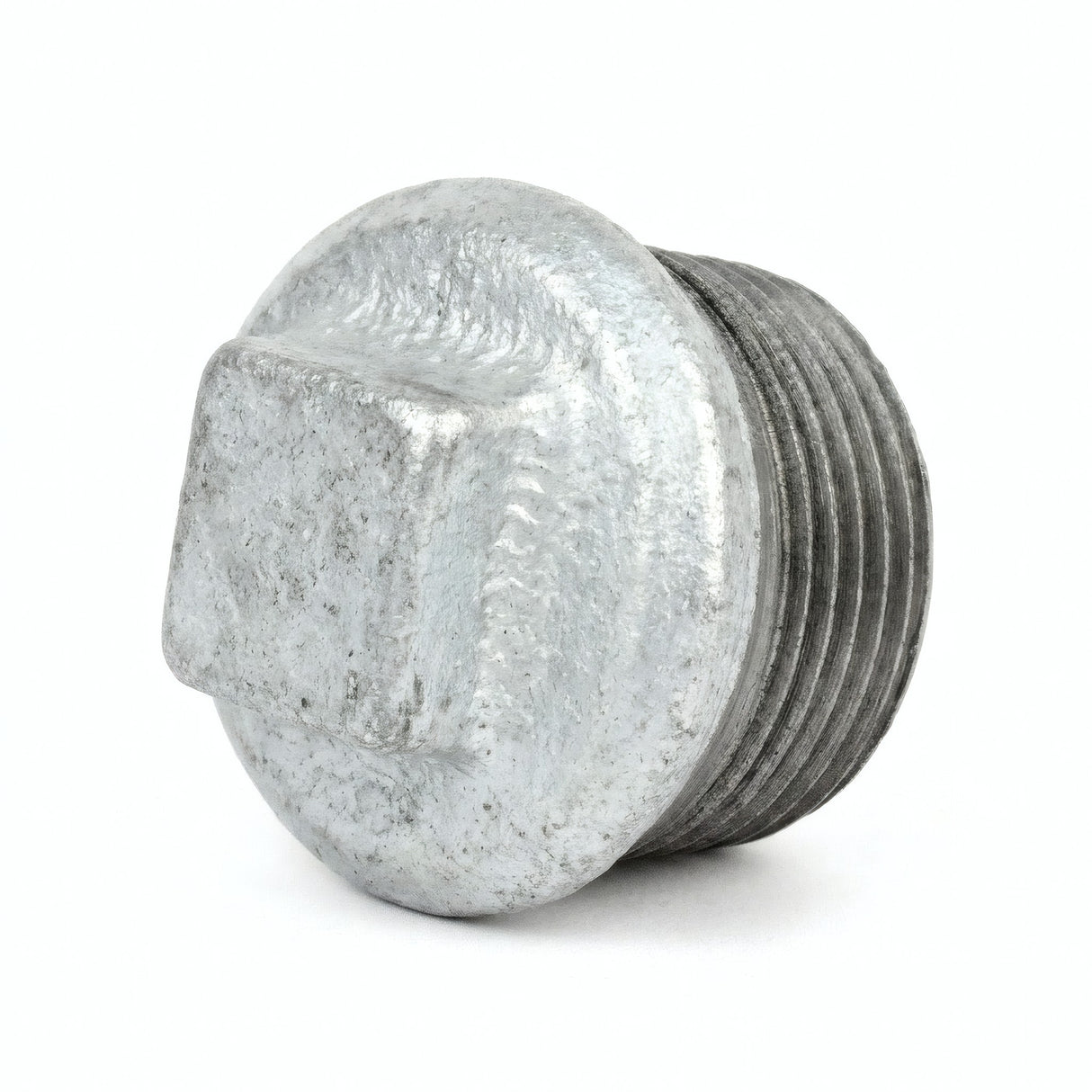 Bouchon mâle fonte galvanisée - photo produit fond blanc 4