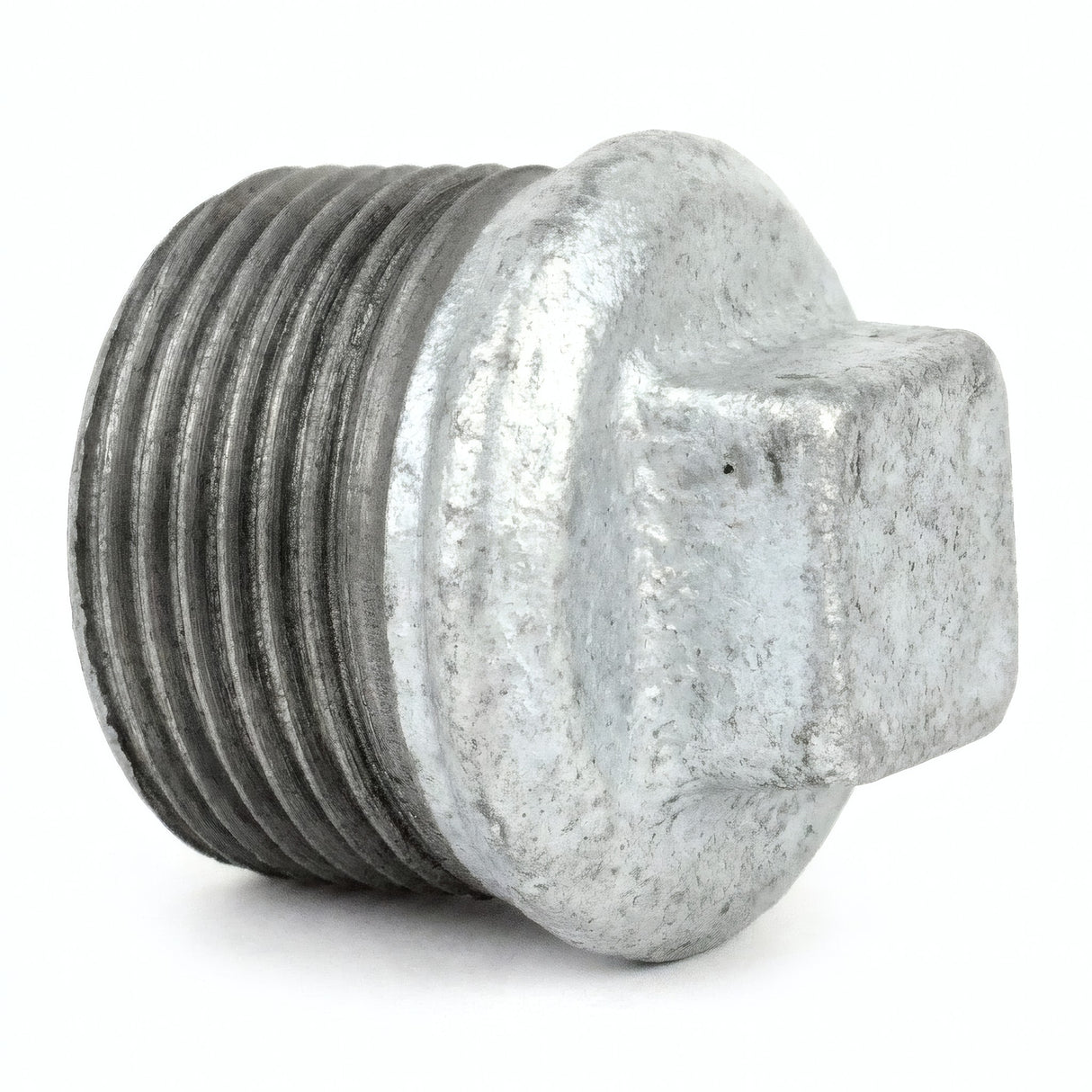 Bouchon mâle fonte galvanisée - photo produit fond blanc 5