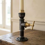 Kerzenständer Steampunk Wasserhahn