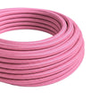 Rundes Textilkabel mit Seideneffekt – Fuchsia