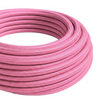 Rundes Textilkabel mit Seideneffekt – Fuchsia