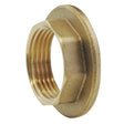 Gegenmutter mit Messingplatte CW617N BSP – isometrische 3/4-Ansicht