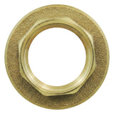Gegenmutter mit Messingplatte CW617N BSP – Draufsicht