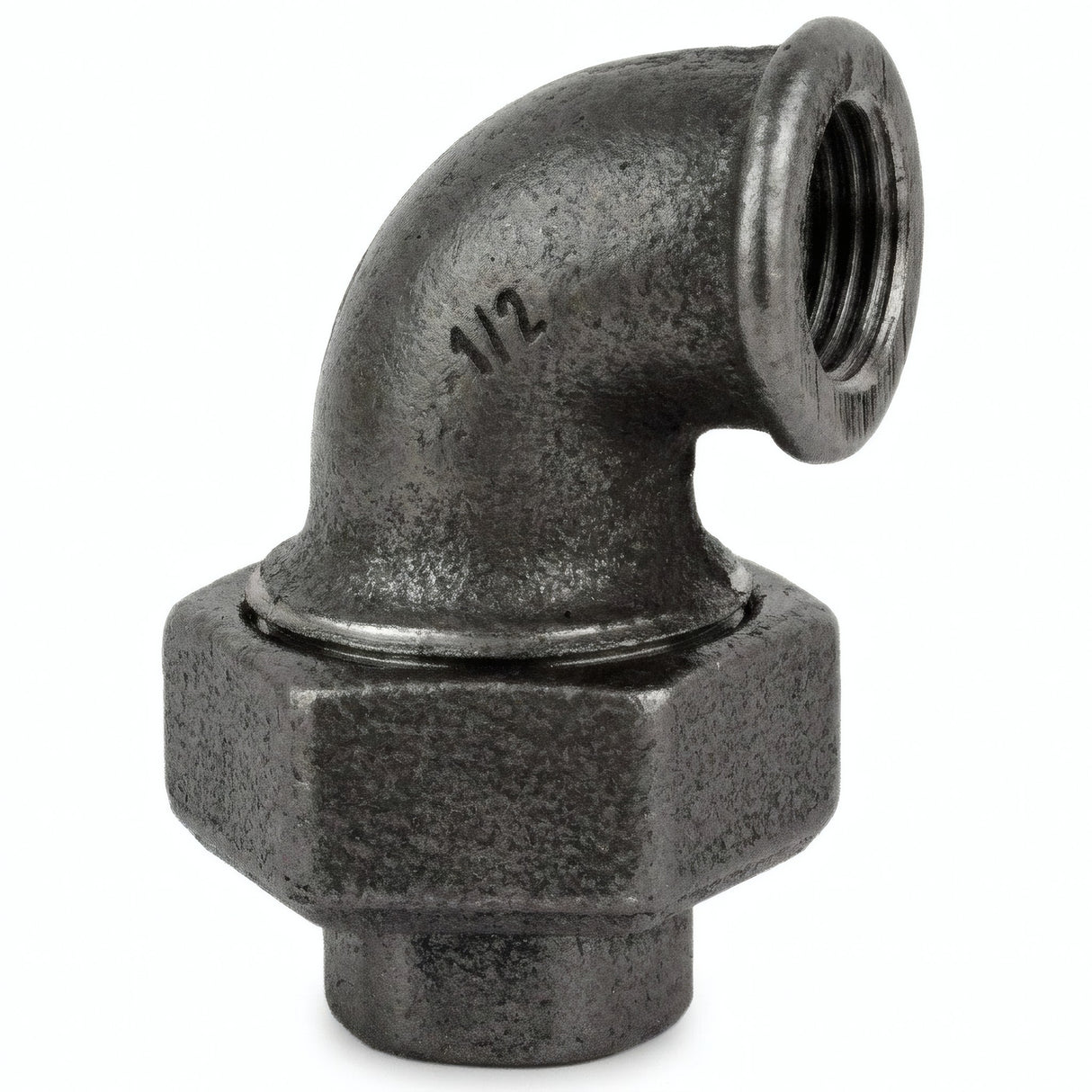 Coude Union F/F fonte noire - photo produit fond blanc 6
