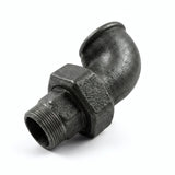 Coude Union M/F fonte noire - photo produit fond blanc 4