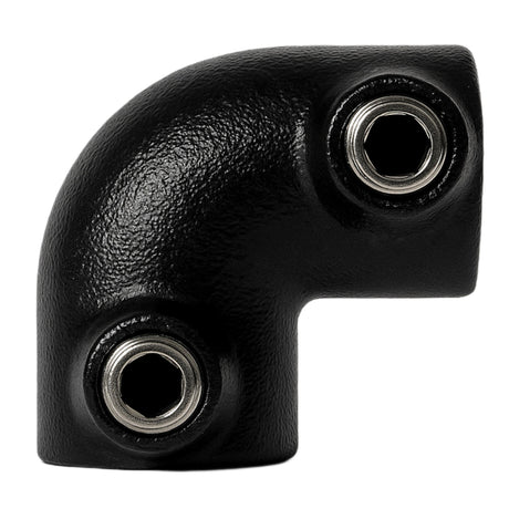 coude peint en noir pour structure tubulaire