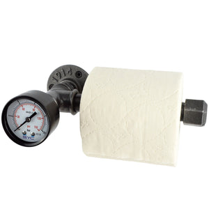 Toilettenpapierhalter mit Manometer | Modell 1