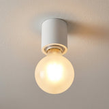 E27-Fassung für Wand oder Decke, wasserdicht IP44 — Weiß