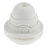 Lampenfassung E27 für Lampenschirm, Doppelring, Thermoplast oder Bakelit — Thermoplastique blanc