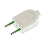 Gerader Stecker, kleines Modell für Lampen — Weiß
