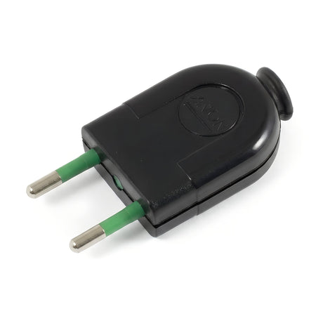 Gerader Stecker, kleines Modell für Lampen — Schwarz