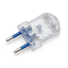Gerader Stecker, kleines Modell für Lampen — Transparent