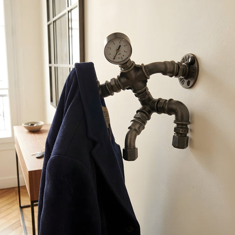 Garderobenhaken, Wandgarderobe „Le Grimpeur 2“ mit Manokopf