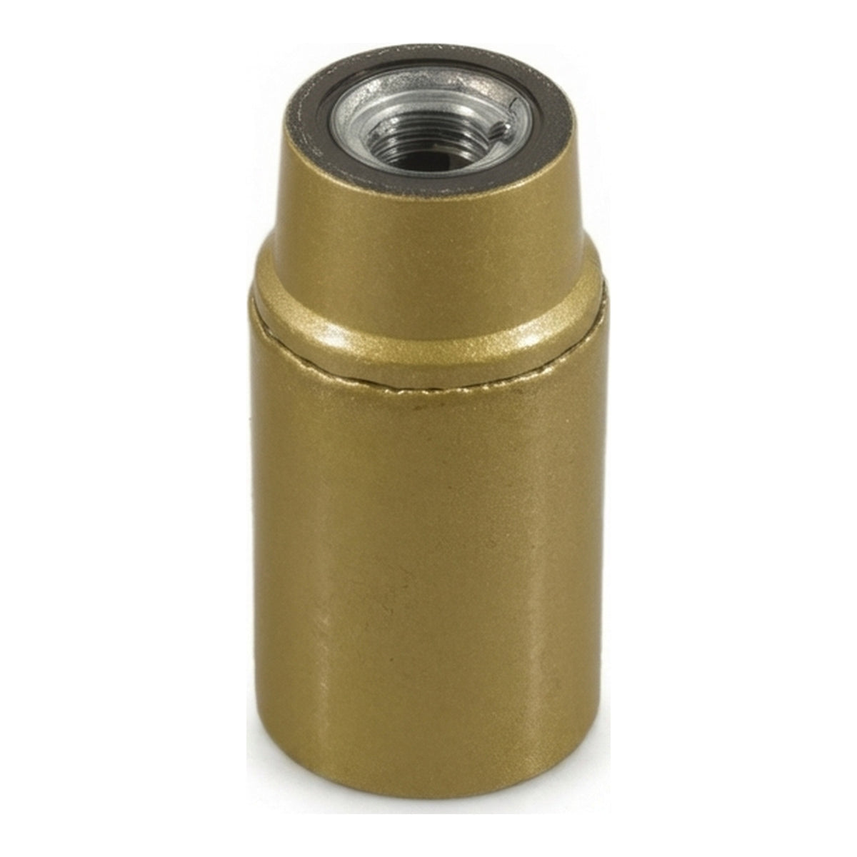 E14-Fassung aus Bakelit — Gold