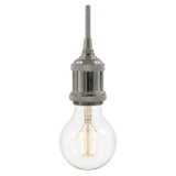 E27-Fassung aus Aluminium im Vintage-Stil — Chrom