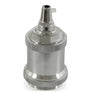 E27-Fassung aus Aluminium im Vintage-Stil — Chrom