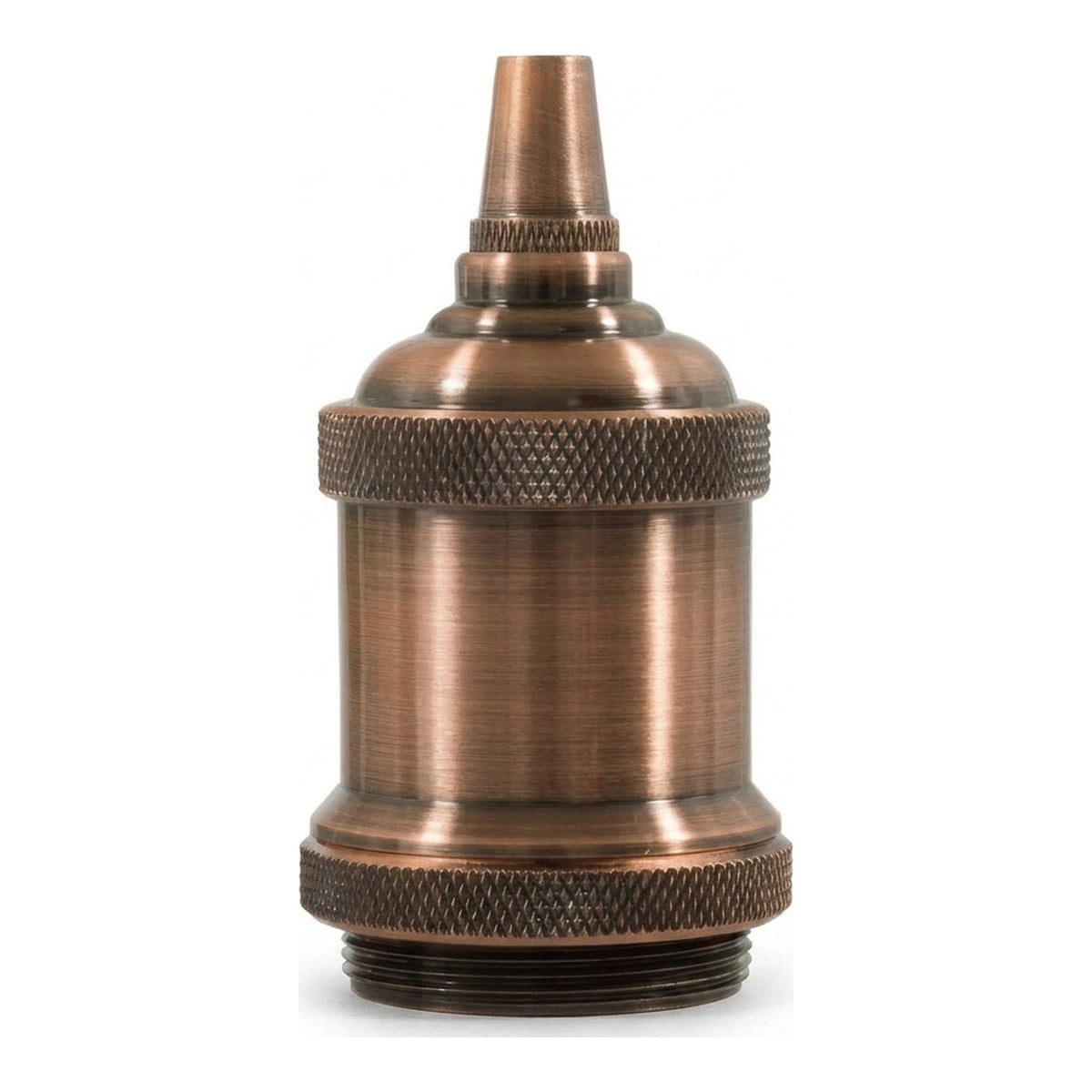 E27-Fassung aus Aluminium im Vintage-Stil — Kupfer