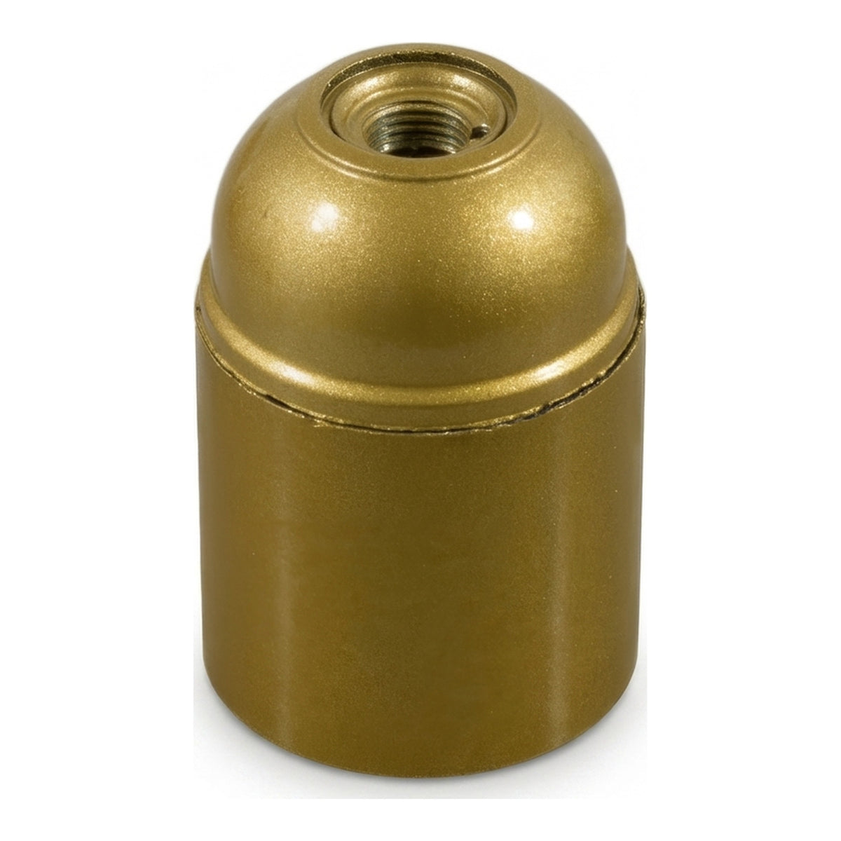 E27-Fassung aus Bakelit — Gold