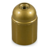 E27-Fassung aus Bakelit — Gold