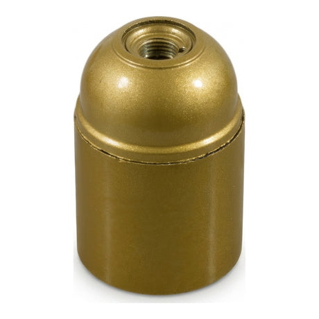 E27-Fassung aus Bakelit — Gold