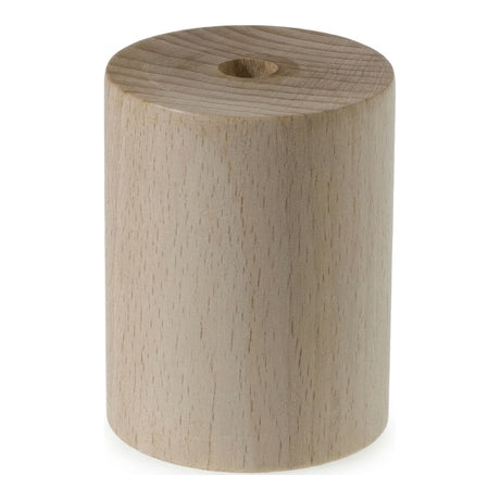 E27-Fassung aus Holz — Natur