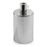 Zylindrische E27-Fassung aus Metall — Zylindrisch, Metall / Chrom