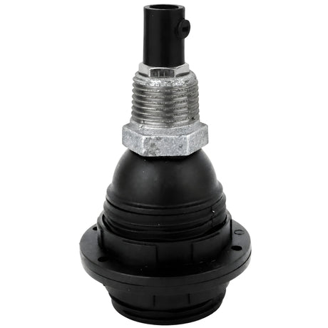 E27-Fassungsset aus Thermoplast mit Schirmringen auf Fitting mit Außengewinde 1/2'' (15x21mm) aus verzinktem Temperguss