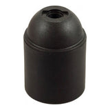 E27-Fassung aus Thermoplast — Schwarz