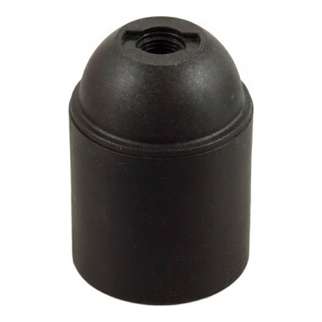 E27-Fassung aus Thermoplast — Schwarz